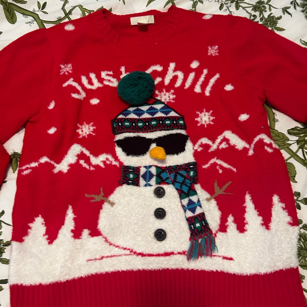 Forever 21 large Christmas sweater EUC